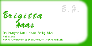 brigitta haas business card